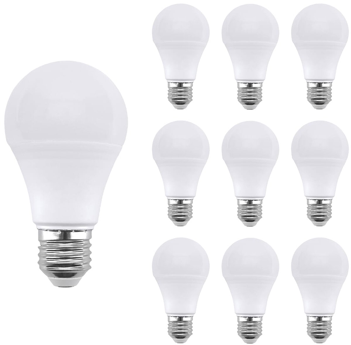 Bemko Premium LED Lamp E27 - vervangt 70W (9.5W) - 930lm - 6000K Koud Wit - 230V - 10 stuks