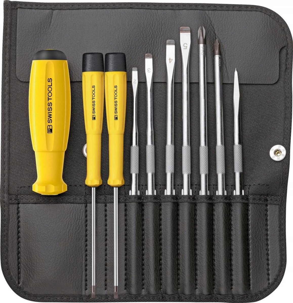 PB Swiss Tools ESD Schroevendraaierset 10-delig met verwisselbare bits