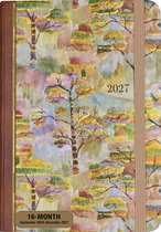 Watercolor Treescape Compact diary 16-mnds 2027