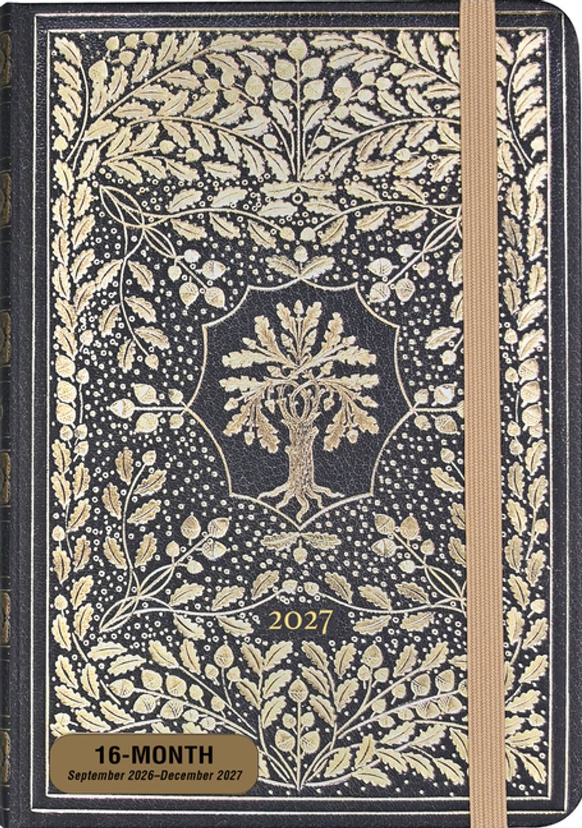 Gilded Tree of Life Compact diary 16-mnds 2027