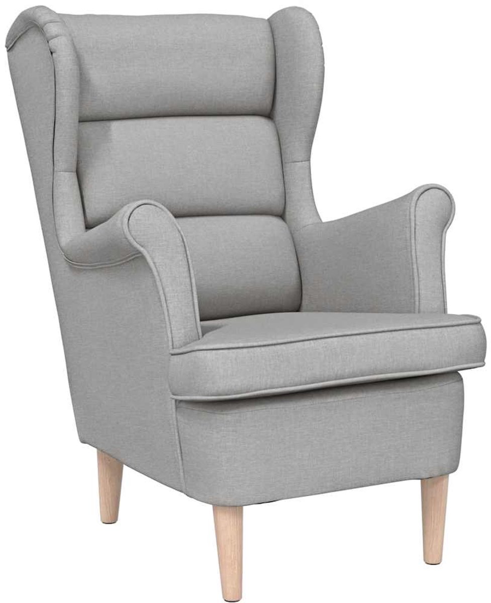 vidaXL Fauteuil - 74x84x100 - cm - stof - wolkengrijs wolk grijs