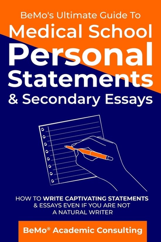 BeMo's Ultimate Guide to Medical School Personal Statements  ... - cover