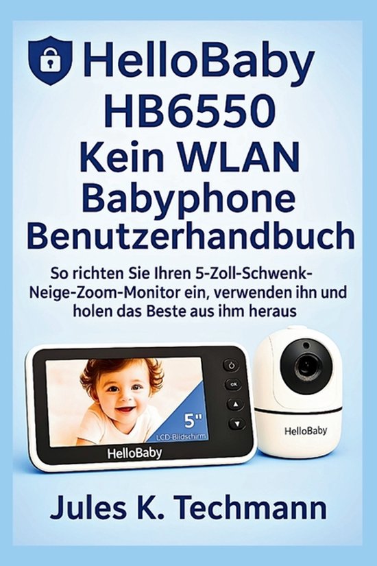 HelloBaby HB6550 Kein WLAN Babyphone Benutzerhandbuch - cover