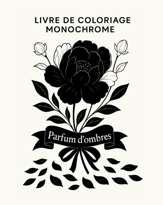 Livre de coloriage monochrome - Parfum d'ombres