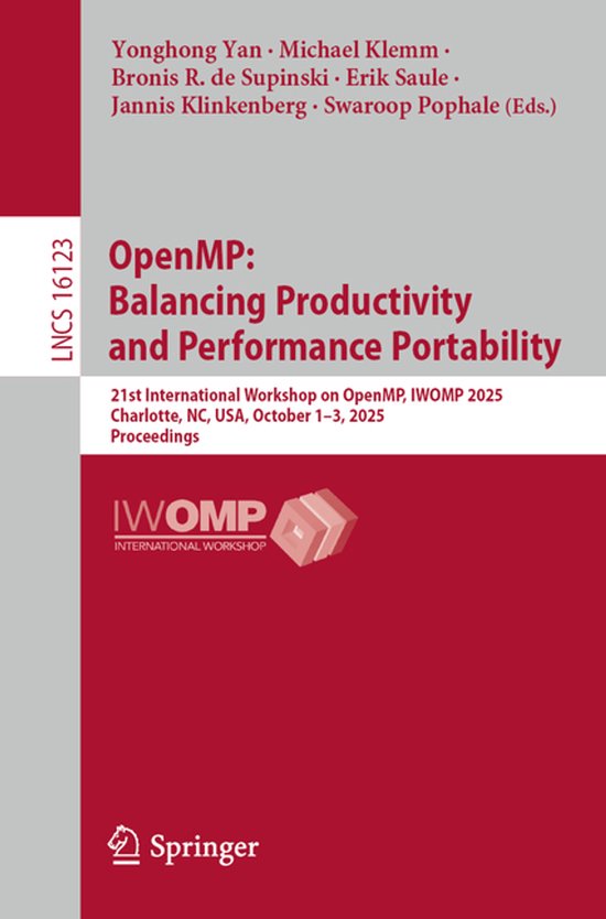 Lecture Notes in Computer Science16123- OpenMP: Balancing Pr ... - cover