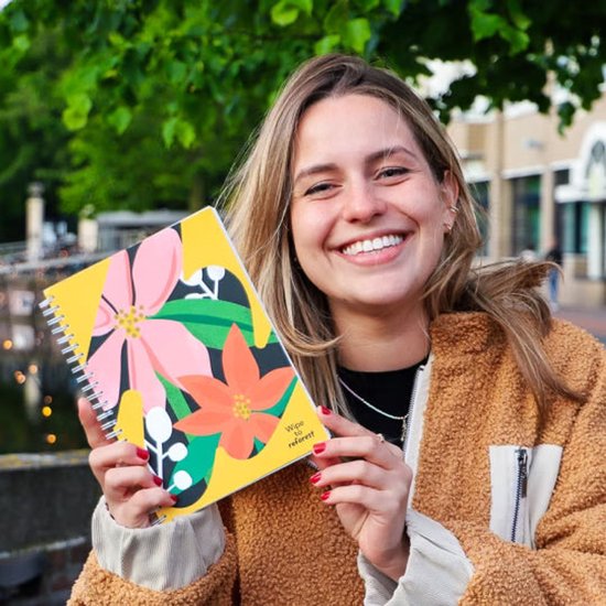 MOYU - Carnet Flower Vibes - Carnet effaçable A5 Premium