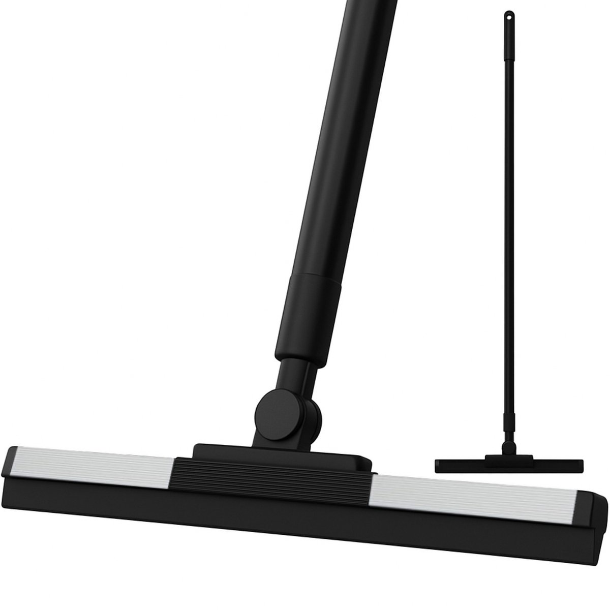 BOTC - Vloertrekker Telescopisch - 74-136 cm - 52 cm Breed - Zwart