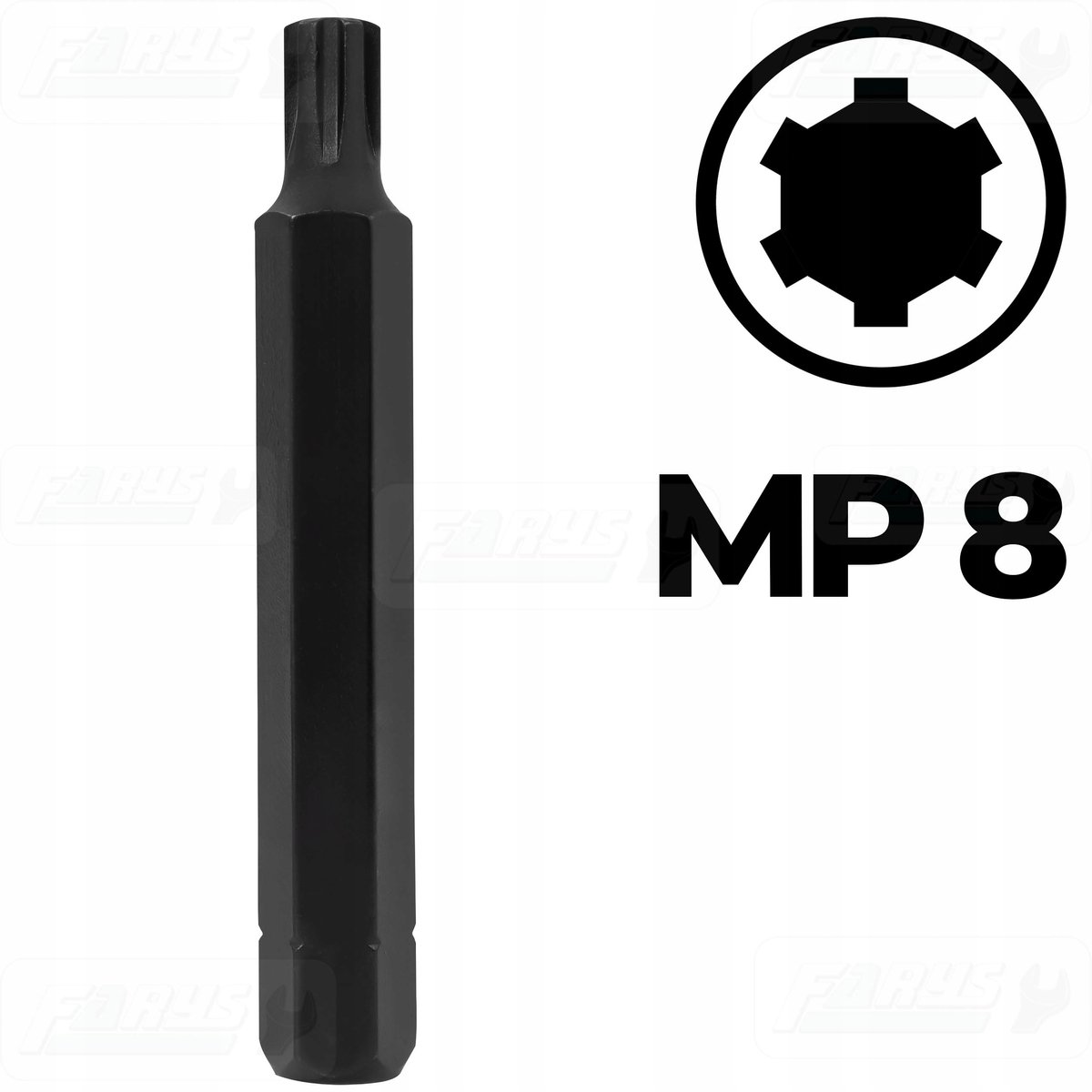 RIBE Bit MP8 75mm - Duurzaam Gereedschap Staal S2