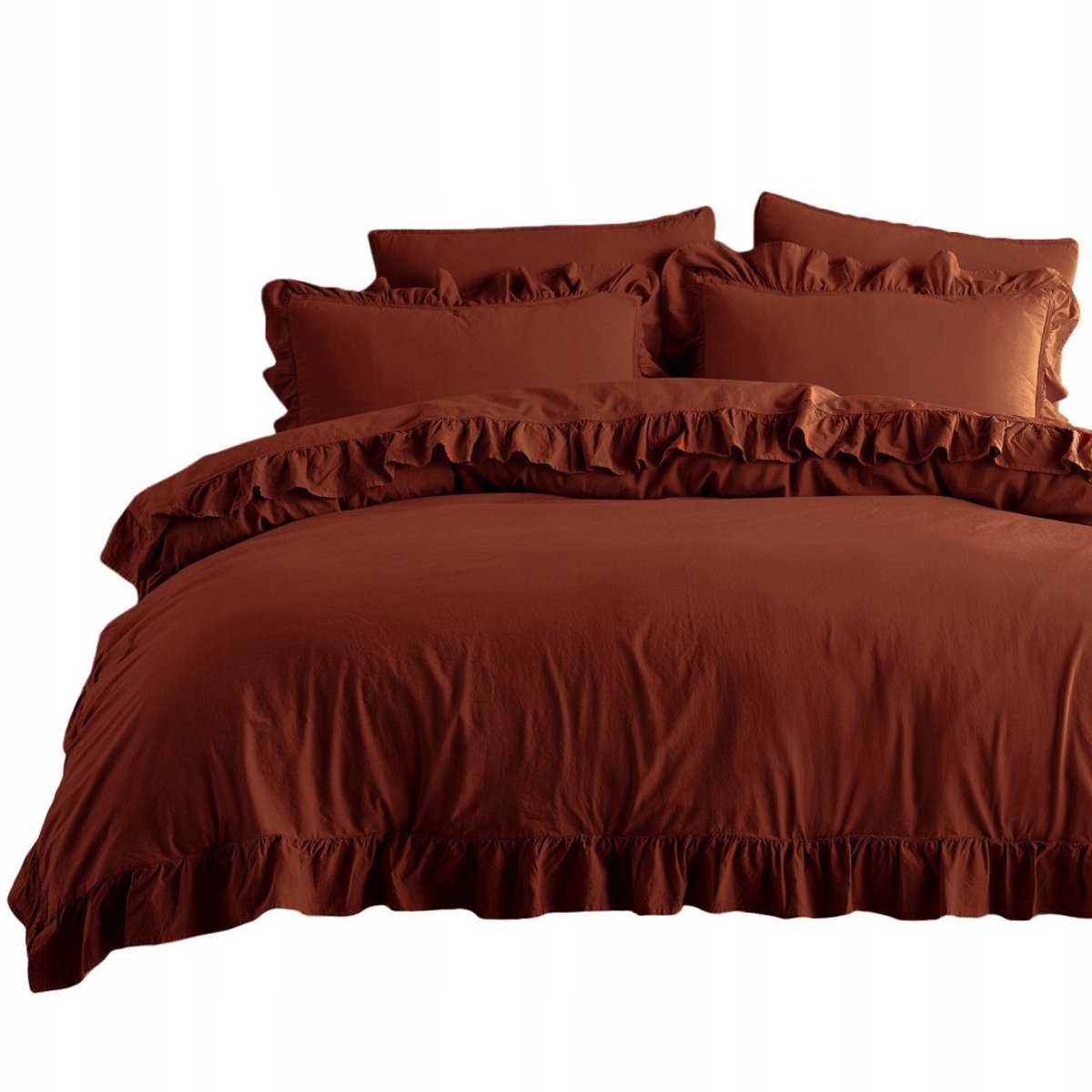 Donsbed 160x200cm Katoen Stonewashed SMOKE PABLICA