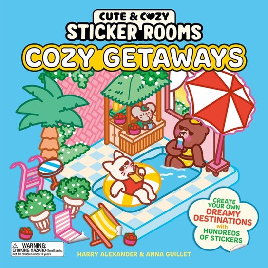Cute & Cozy Sticker Rooms: Cozy Getaways - cover