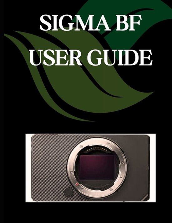 SIGMA BF User Guide - cover