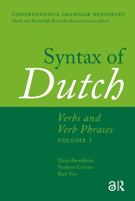 Syntax of Dutch Verbs and Verb Phrases. Volume 1 - cover