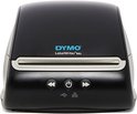 Zwarte DYMO LabelWriter 5XL labelprinter met aan/uit-knop en navigatieknoppen.
