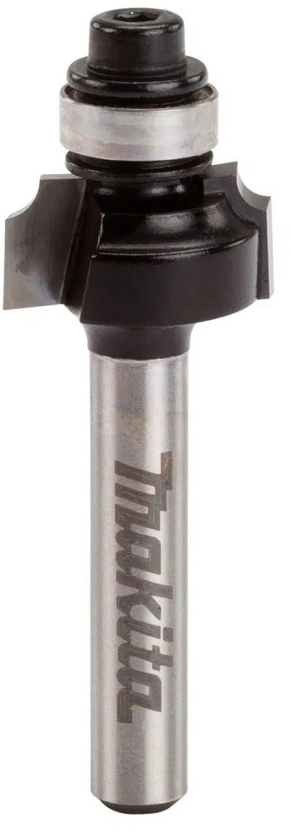Makita D-09503 Freesbit Kwartrondfrees + lager S 6mm 16,67x7,54mm R1,98