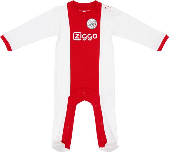 Ajax-baby kruippak wit rood wit