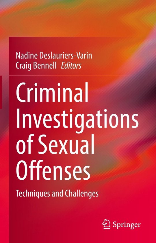 Law and Criminology (R0) - Criminal Investigations of Sexual ... - cover