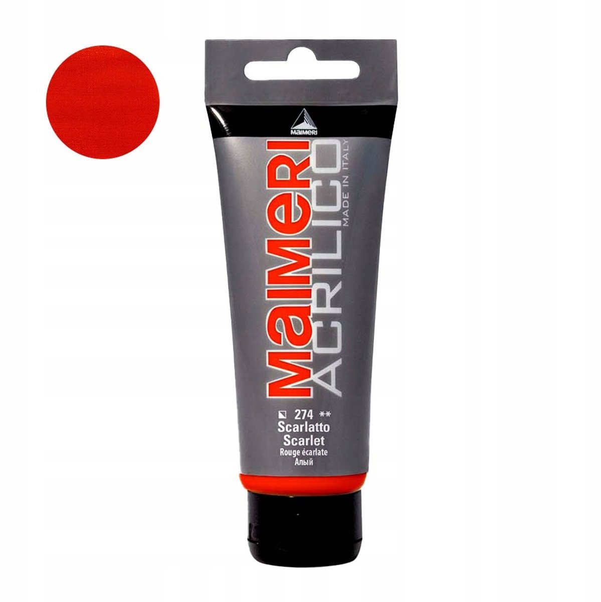 Maimeri Acrilico Acryl Verf 200ml - 274 Scharlakenrood