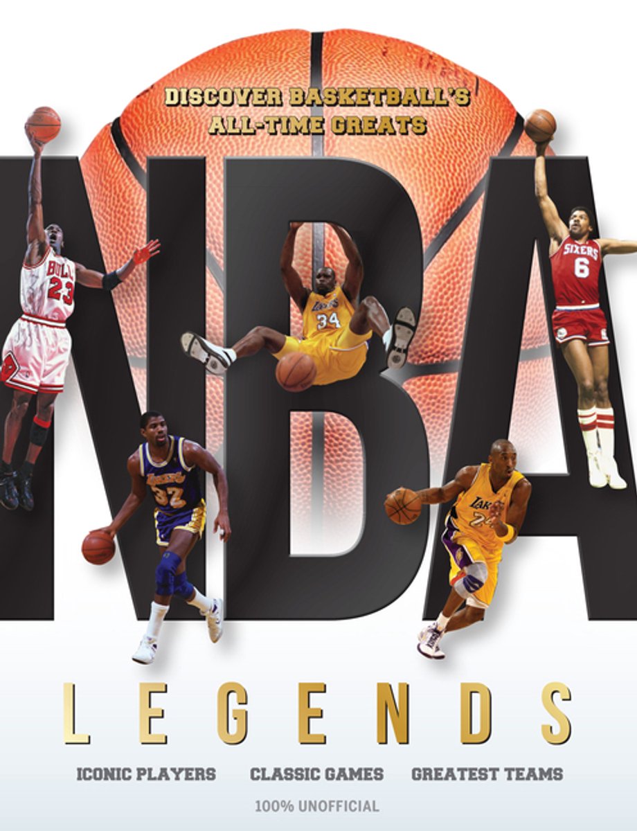 Omslag van NBA Legends: Discover Basketball's All-Time Greats