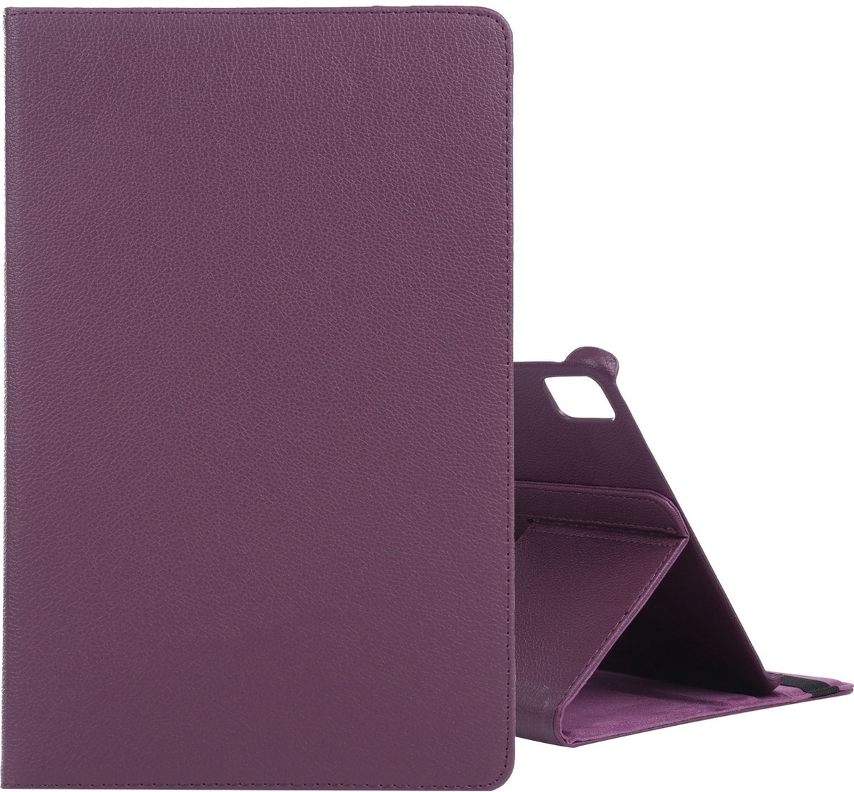 Mobigear Tablethoes geschikt voor Apple iPad Pro 13 Inch (2025) Hoes | Mobigear DuoStand Draaibare Bookcase - Paars
