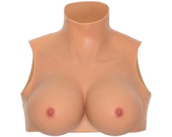 Siliconen Borsten met een Crop Top - Cupmaat G - Siliconen Borsten Crop Top Voor Je Eigen Persoonlijkheid of Rollenspel - Geschikt voor maat S-M-L