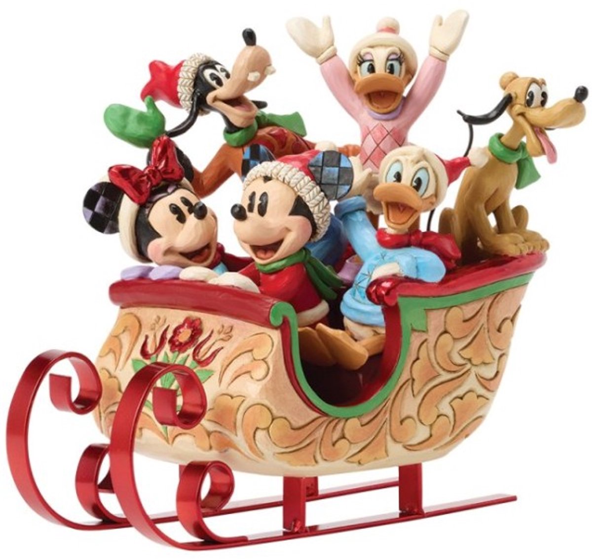 Mickey and Friends A Sleigh Full of Joy 21 cm