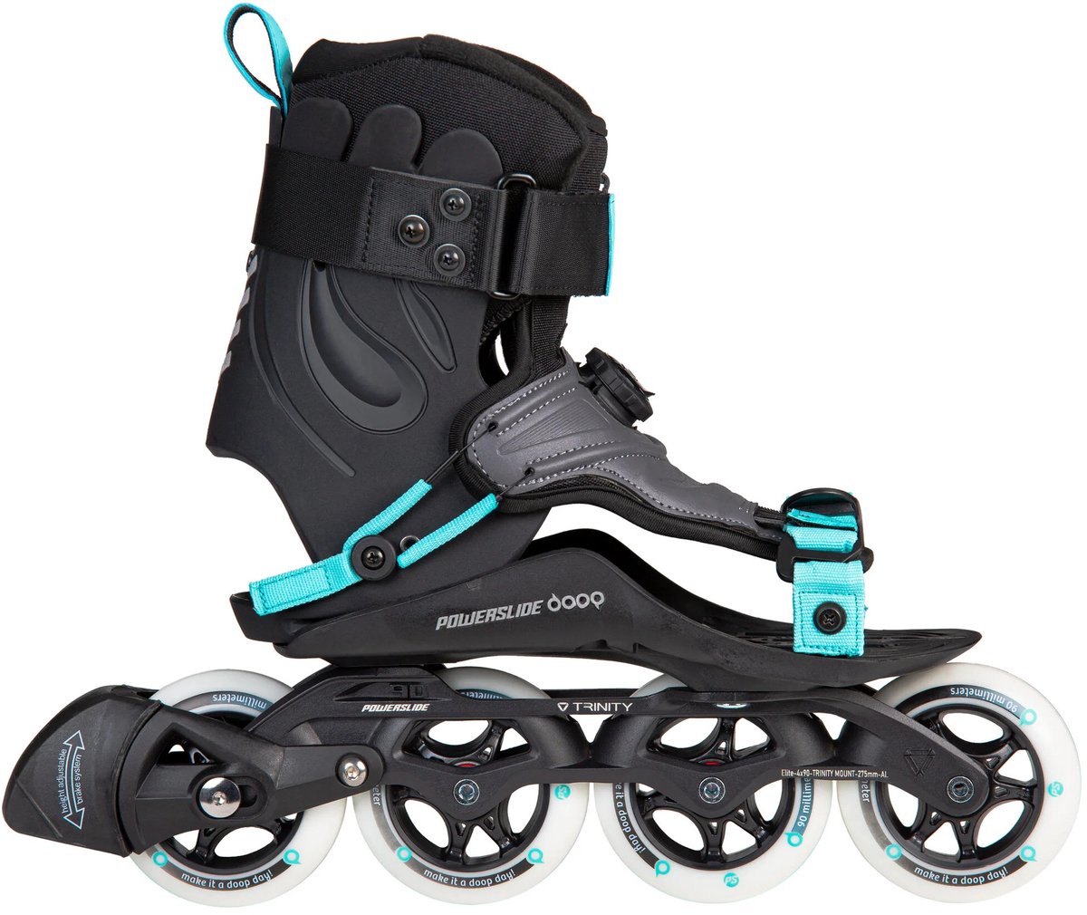 Powerslide Doop Urban 90 Inline Skates Zwart