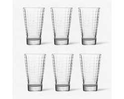 Drinkglazen - 315ml/31,5cl - (6 Stuks) - Drinkglas - Limonadeglazen - Glas - Hoogwaardige kwaliteit - Glazenset - Drinkglazen - Cocktailglazen