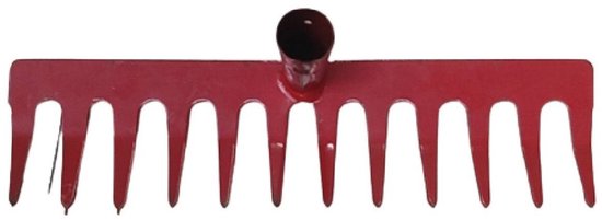 Tuinhark - 12 tanden - metaal - 30 cm - inclusief steel 120 cm van Talen Tools — afbeelding 3