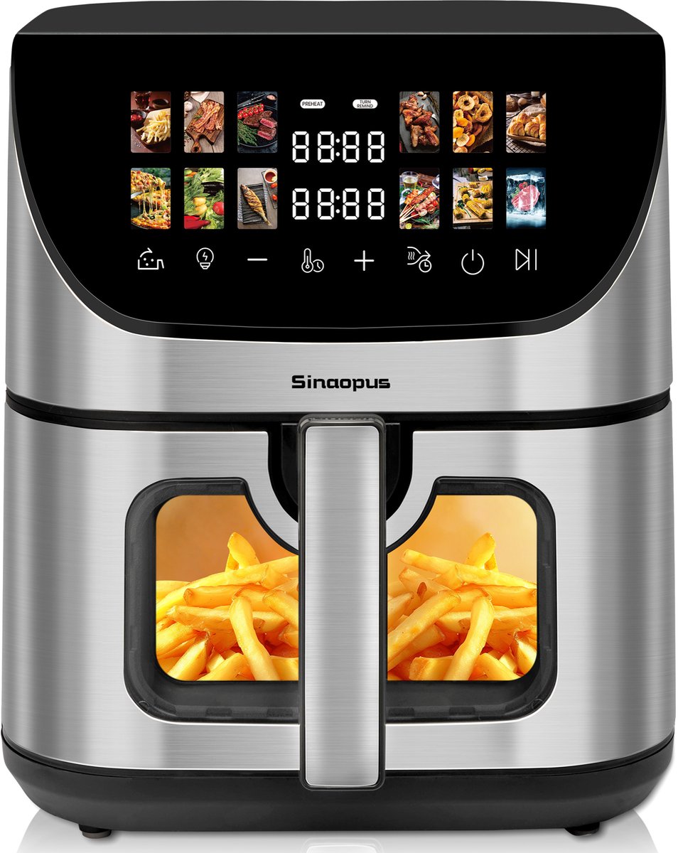 Digitale Airfryer XXL 9L 1800W Zwart
