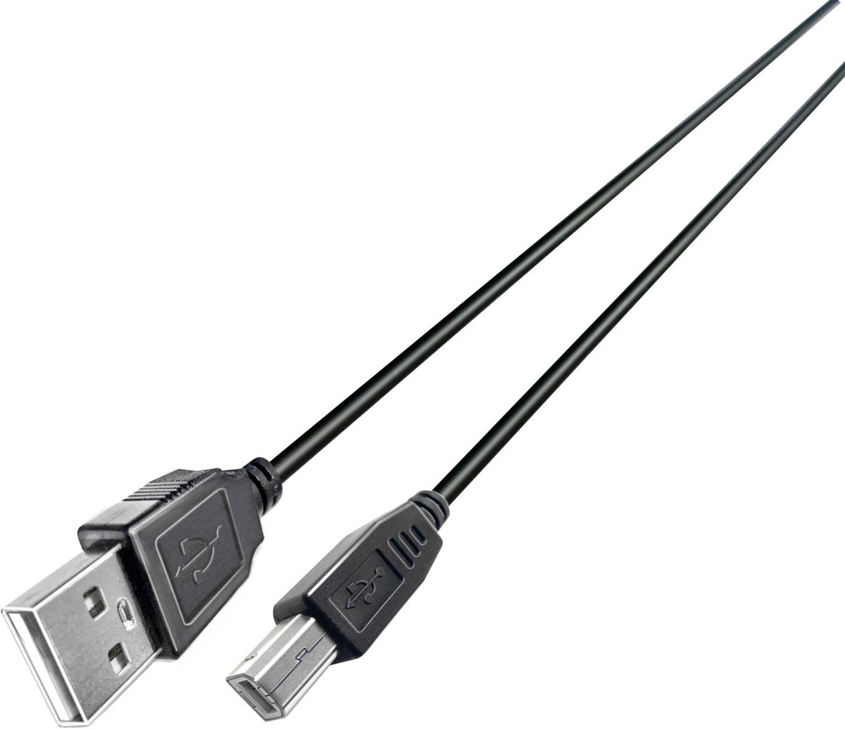 Grundig Kabel Usb-a-usb-b 2.0 2m Blk Usb-aansluiting 1 Meter Lengte - Pvc