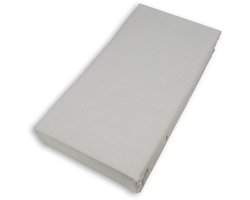 Tuur - Hoeslaken 180x200 cm - 100% Biokatoen hoeslaken - Hoeslaken topper - Timeless Grey - Geschikt voor Matrassen 20-30 cm Hoogte - Wasbaar - Tweepersoons