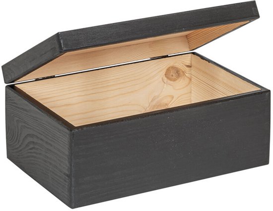 Continenta Broodpot ovaal met houten deksel, 36 x 23 x 13,5 cm