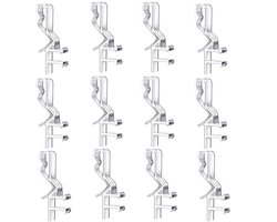 Gordijnclips - Jaloezieënclips - Onzichtbare volantclips voor gordijnen - Doorzichtige volantclips voor horizontale jaloezieën - 1,86 inch