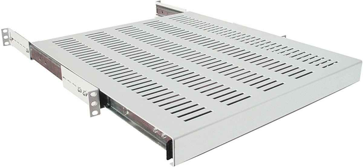 LogiLink 19" opklapbare serverplank, 1 U diep
