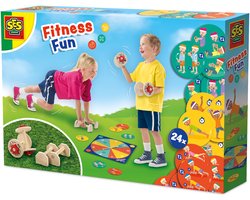 SES Creative Fitness Fun voor Kinderen met Halters en Parallettes - Vanaf 5 Jaar - Bewegingsspel - Schoencadeautjes Sinterklaas