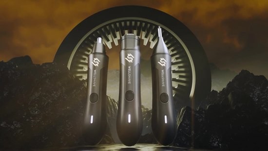 Wellshave 3 en 1 Nez Trimmer Advance - Tondeuse Sourcils et Oreilles Tout en Un - Tondeuse Nez pour Homme