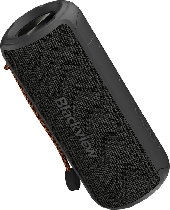 Bluetooth Speaker Blackview AuraBass 3 – Draagbare Draadloze Speaker, IPX7 Waterdicht, 8 uur batterij, TWS, BT 5.3, Zwart