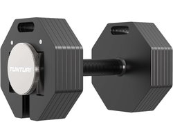 Tunturi Rapid Verstelbare Dumbbell – Verstelbaar van 4 tot 28 kg – 25 gewichten in één – Gewichtenset voor thuis