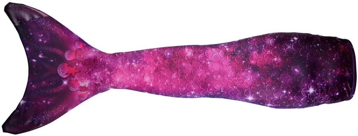 Mermaid Sisters zeemeerminstaart voor meisjes - Paars - Maat 38-40 - Zeemeermin zwemkleding