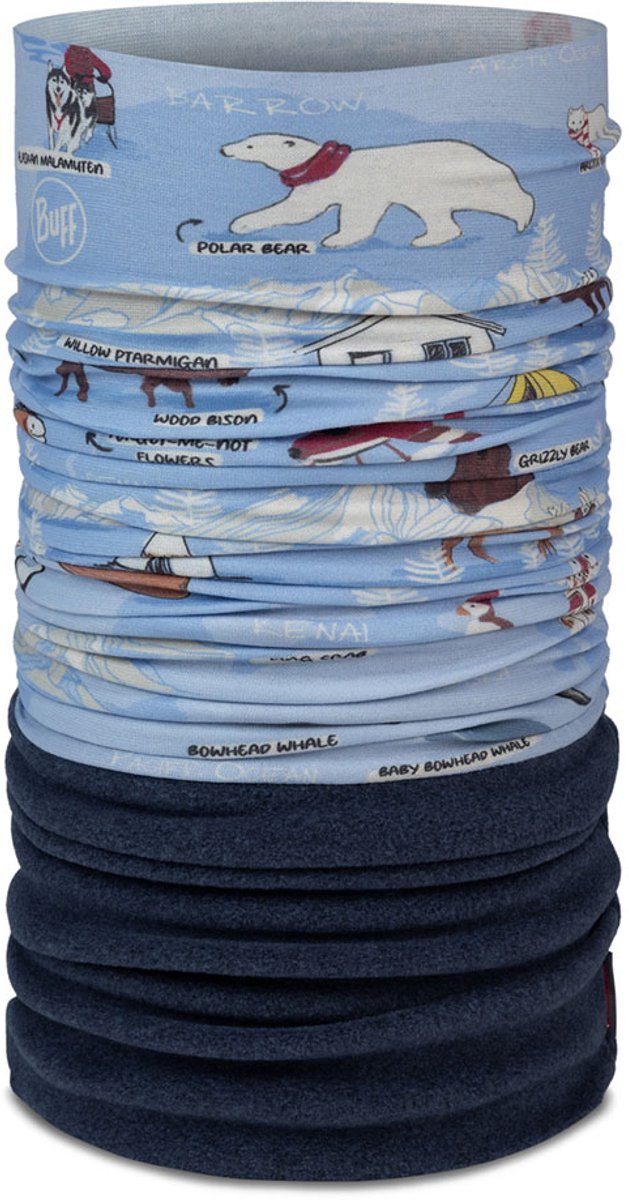 Buff ® Polar Nekwarmer Blauw Man,Vrouw