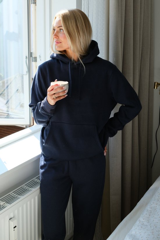 Sweat à capuche essentiel - Bleu marine