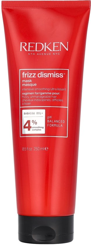Rode tube Redken Frizz Dismiss masker, 250 ml.