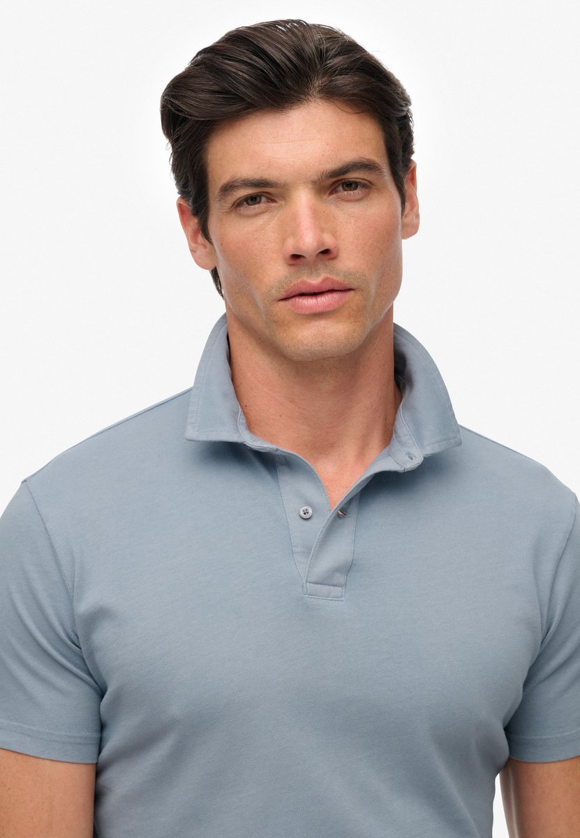 Superdry Essential Jersey Polo Heren Blauw
