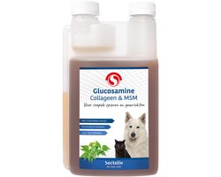 Sectolin - Glucosamine Collageen & MSM - Soepele Spieren & Gewrichten - Hond Kat 1L