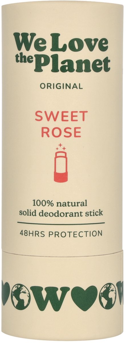 We Love The Planet Sweet Rose Deodorant Stick 40GR