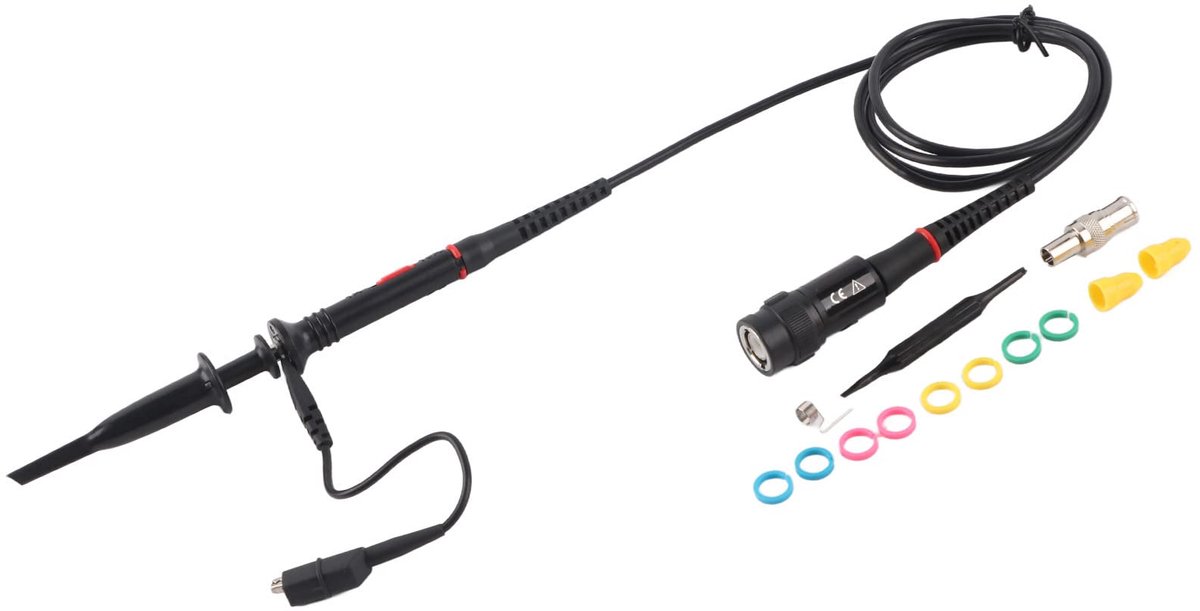 200Mhz Oscilloscoop Probe Pp215 - Zwart - X10/X1 Attenuatie