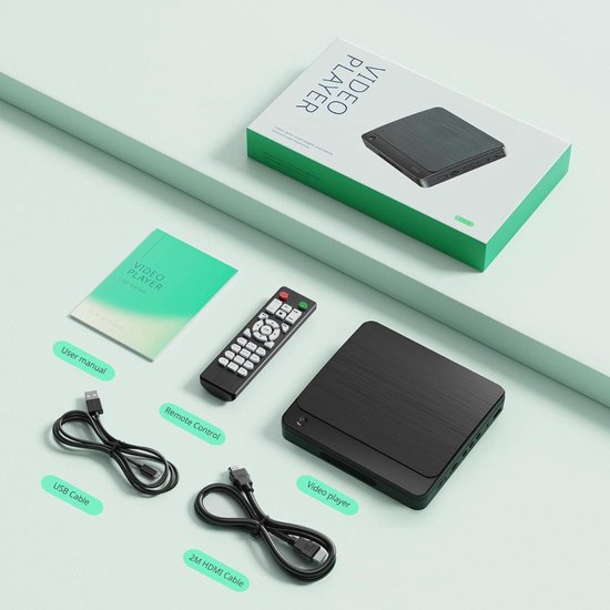 DailySupplies® DVD Speler met HDMI - Externe DVVD Speler - Zwart van DailySupplies® — afbeelding 5
