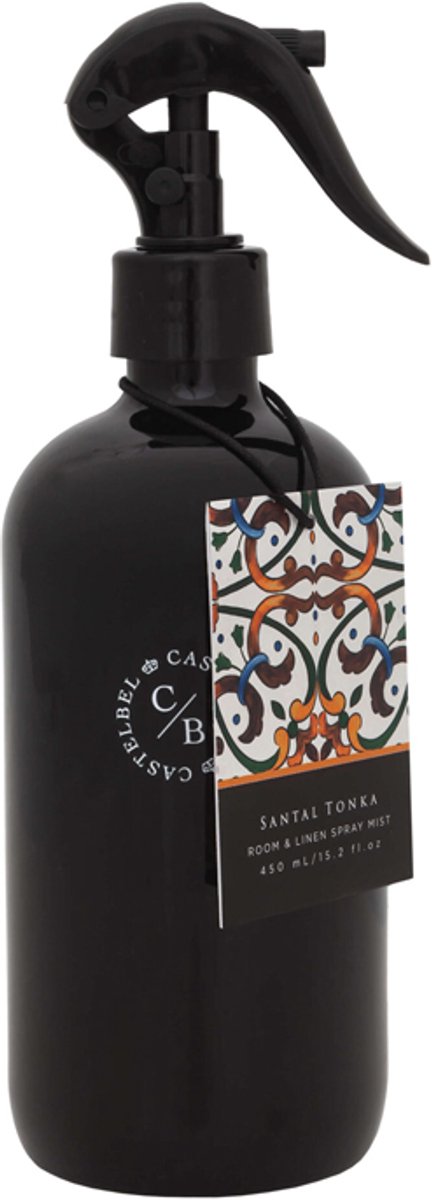 Castelbel - huisparfum & textielverfrisser - Santal & Tonka 450ml - Portugal - refreshing spray