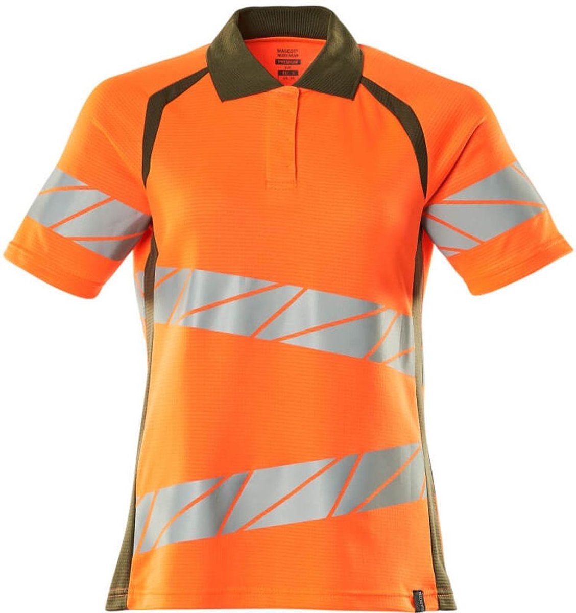 Mascot Accelerate Safe Poloshirt 19093-771 - hi-vis oranje/mosgroen - 5XL