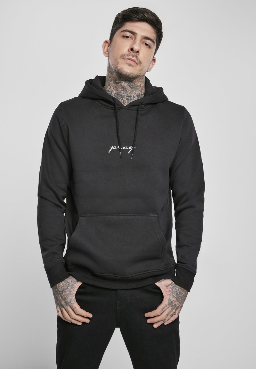 Urban Classics Pray EMB Hoodie/trui XS Zwart